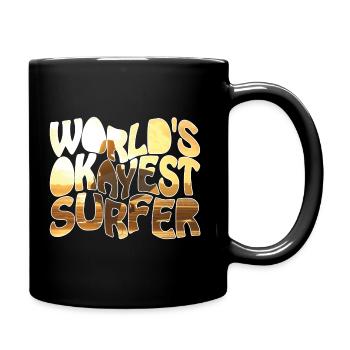 Le surfeur le plus correct du monde - Mug uni - noir - Droite