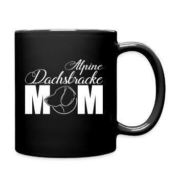 Alpine Badger Hound Profile Mom Dogs Dog Wilsigns - Full Colour Mug - black - Right