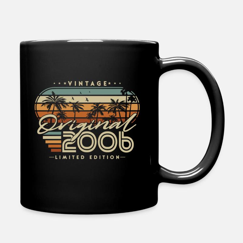 Original 2006 Jahrgang Vintage Geburtstag Retro - Tasse einfarbig - Schwarz