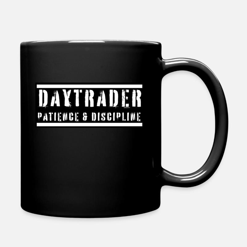 Daytrading - Tasse einfarbig - Schwarz