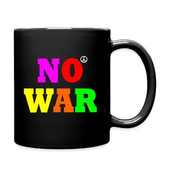 No war - Full Colour Mug - black - Right