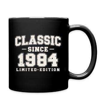 Classique Depuis 1984 Vintage Vintage Anniversaire - Mug uni - noir - Droite