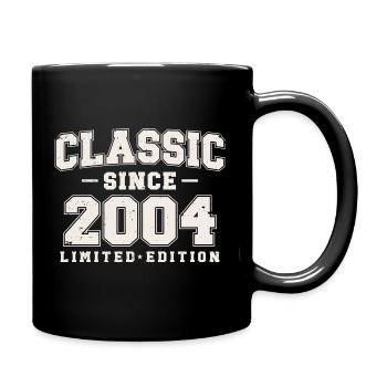 Classique Depuis 2004 Vintage Vintage Anniversaire - Mug uni - noir - Droite