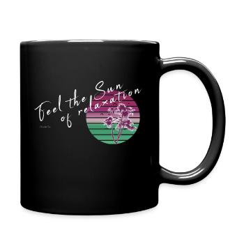 Sentez le soleil - Mug uni - noir - Droite