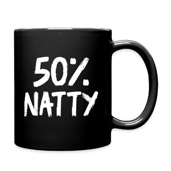 50% Natty - Tasse einfarbig - Schwarz - Rechts