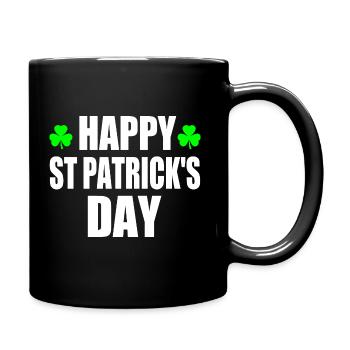happy st patrick's day - Mug uni - noir - Droite