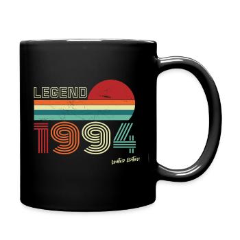 Legend 1994 Birthday Shirt Gift Anniversary - Full Colour Mug - black - Right
