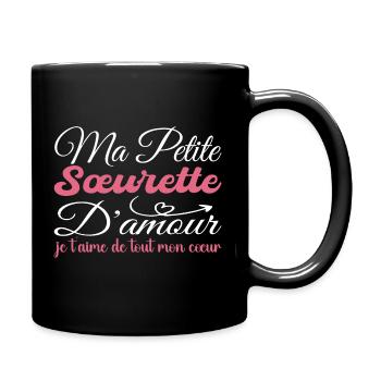 Love Sisterette Gift, My Sisterette I Love You - Full Colour Mug - black - Right