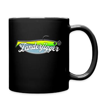 Zanderjigger - Tasse einfarbig - Schwarz - Rechts