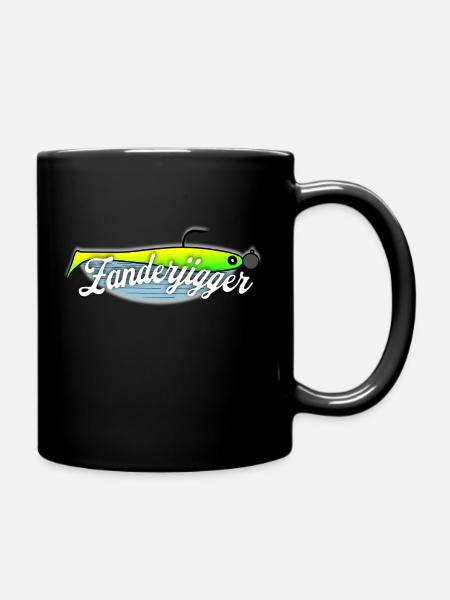 Zanderjigger - Tasse einfarbig - Schwarz