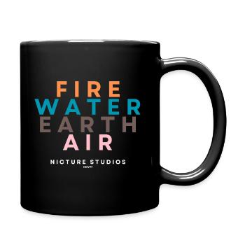 Nicture Studios Quatre Éléments - Mug uni - noir - Droite