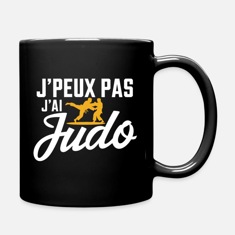 Ich kann nicht, ich habe Judo - Tasse einfarbig - Schwarz
