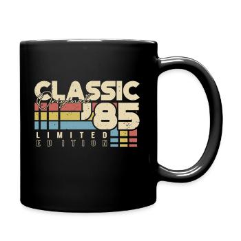 Classique 1985 Vintage Anniversaire Rétro - Mug uni - noir - Droite