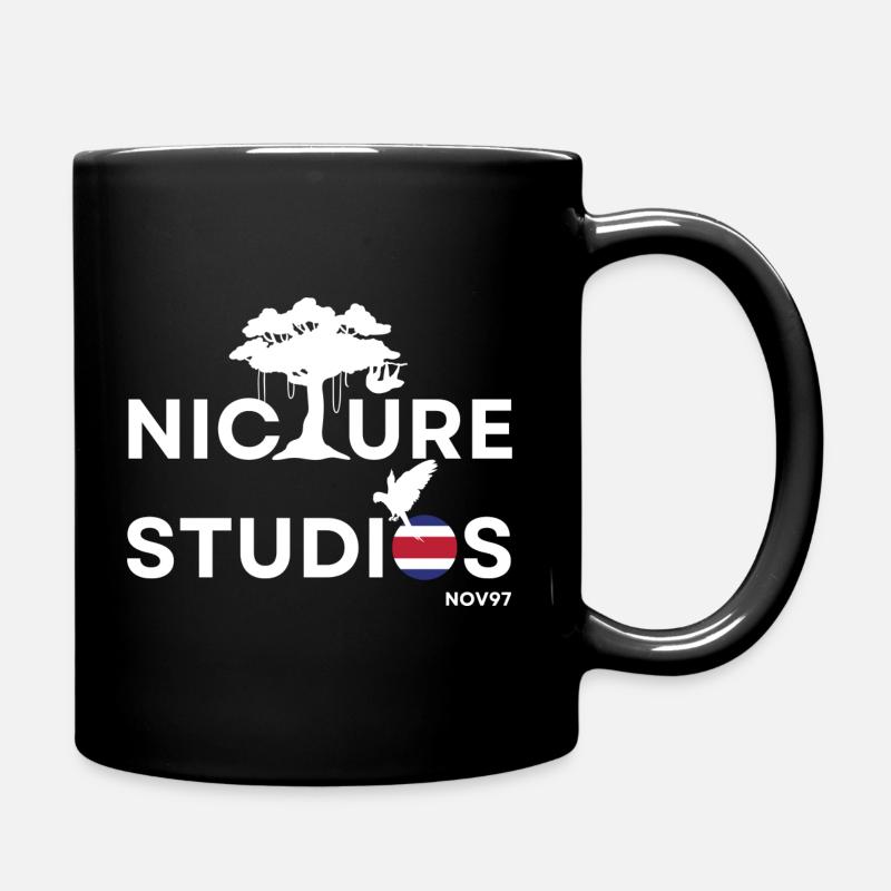 Nicture Studios Costa Rica white - Full Colour Mug - black