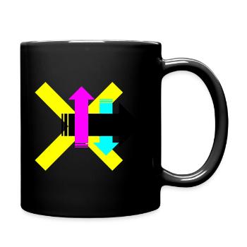 PFEILE - Tasse einfarbig - Schwarz - Rechts