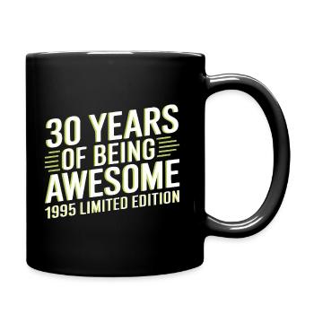30 ans d’être génial 1995 Édition limitée - Mug uni - noir - Droite