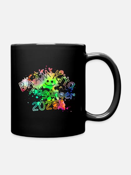 Kita Abgänger 2025 - Tasse einfarbig - Schwarz
