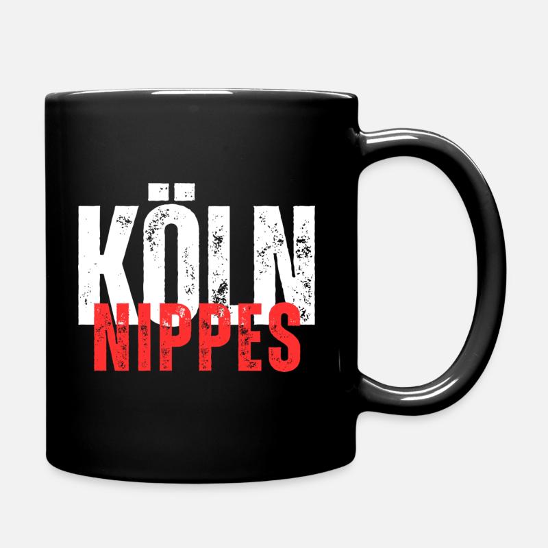 Nippes white red - Full Colour Mug - black