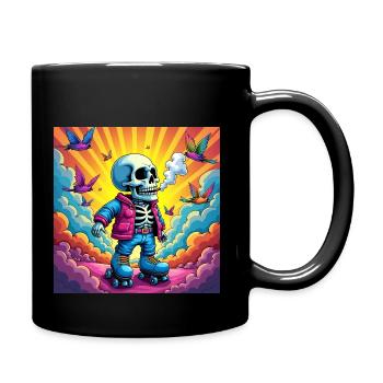 Skating Skull Limited One - Tasse einfarbig - Schwarz - Rechts