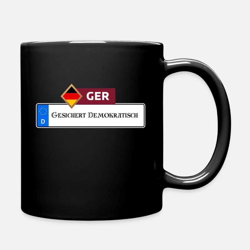 Secured Democratic 2.0 | Gift - Full Colour Mug - black