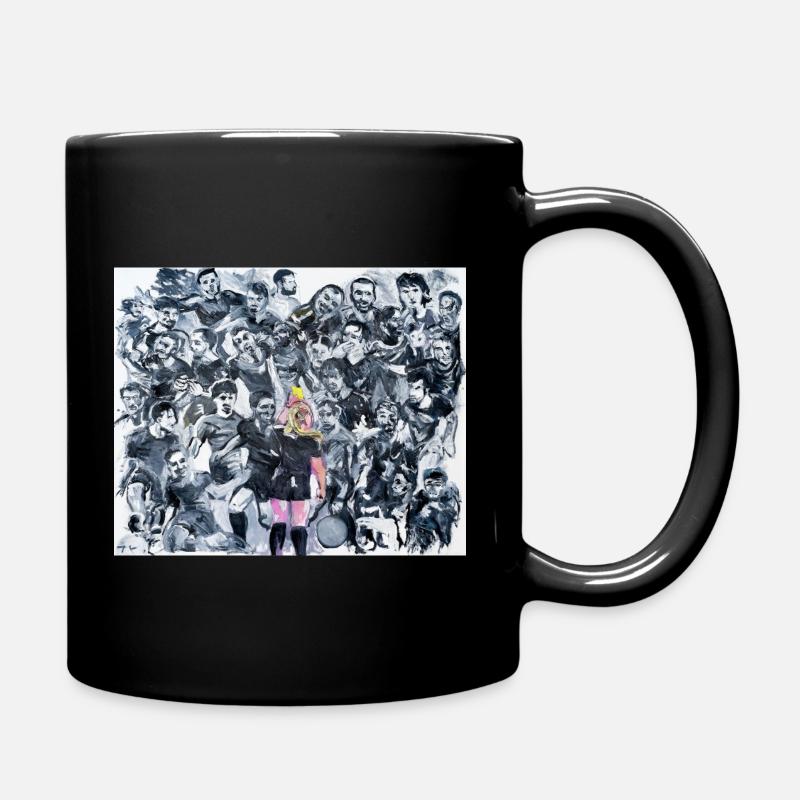 Football - Mug uni - noir