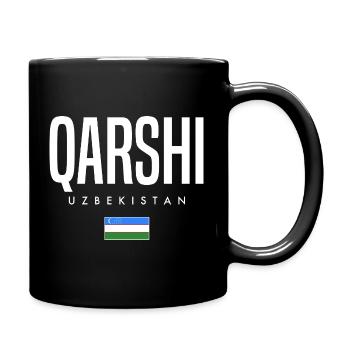 Qarshi Ouzbékistan - Mug uni - noir - Droite