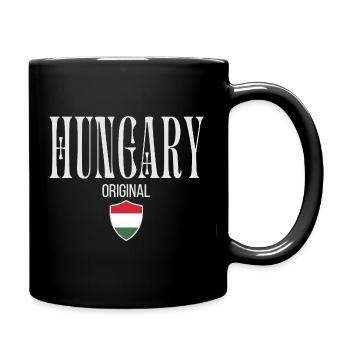 Originaire de Hongrie, né en Hongrie - Mug uni - noir - Droite