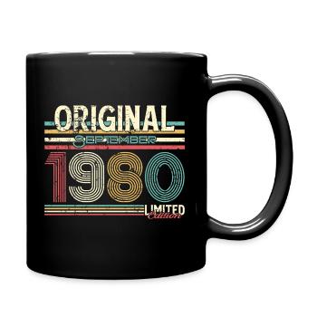 Retro September 1980 Limited Edition - Full Colour Mug - black - Right