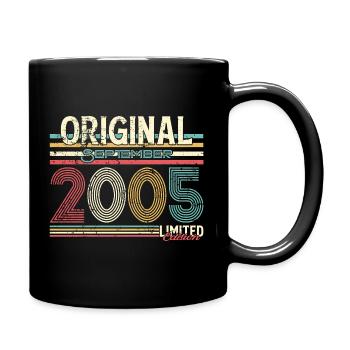 September 2005 Limited Original Graphic - Full Colour Mug - black - Right