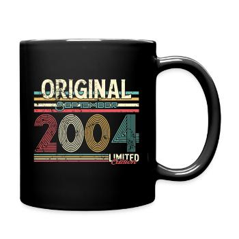 Retro September 2004 Limitierte Edition - Tasse einfarbig - Schwarz - Rechts