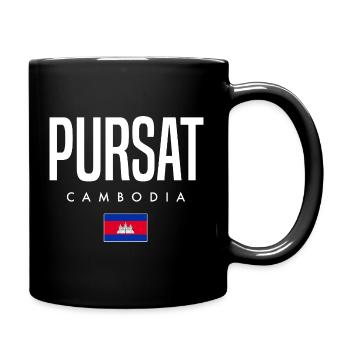 Pursat Kambodscha Khmer - Tasse einfarbig - Schwarz - Rechts
