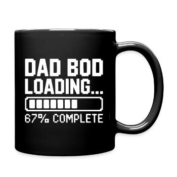 Papa Bod Loading - Tasse einfarbig - Schwarz - Rechts