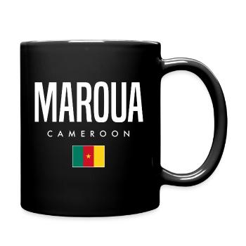 Maroua Kamerun Kameruner - Tasse einfarbig - Schwarz - Rechts