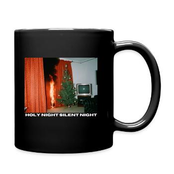 Holy Night with a difference - Chaotic Christmas - Full Colour Mug - black - Right