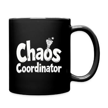 Coordinateur du Chaos - Drôle de dicton - Mug uni - noir - Droite