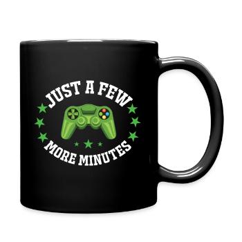 Just a few more minutes Controller - Full Colour Mug - black - Right