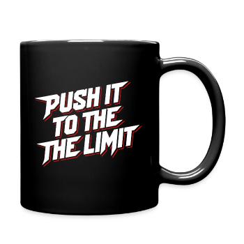 Poussez-le à la limite. Gymnase sportif de motivation - Mug uni - noir - Droite