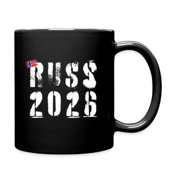 RUSSIA 2026 Grunge Year - Full Colour Mug - black - Right