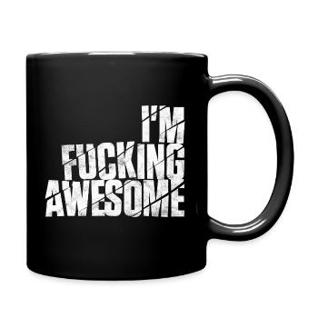 I'm fucking awesome - Mug uni - noir - Droite