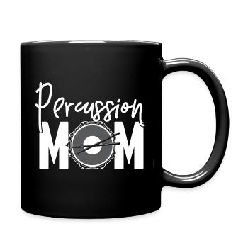 Percussion Maman Groupe Fête des Mères Cadeau Drumline Maman - Mug uni - noir - Droite
