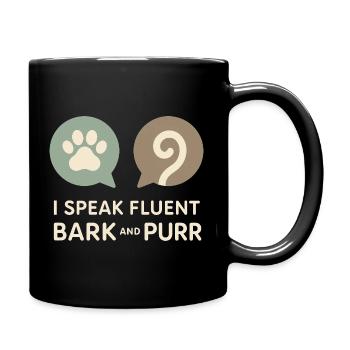 Employé de refuge, bénévole pour le sauvetage des animaux - Mug uni - noir - Droite