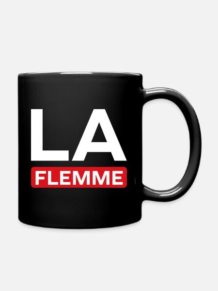 flemme - Mug uni - noir
