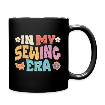 À l’époque de la couture - Mug uni - noir - Droite