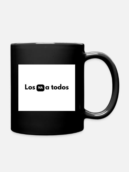 NA en boîte noire entre les lettres - Mug uni - noir
