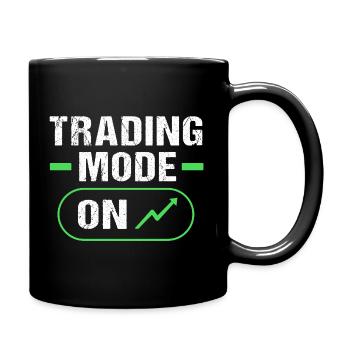 Aktien Finanzen Geld Trading Bitcoin Kapital - Tasse einfarbig - Schwarz - Rechts