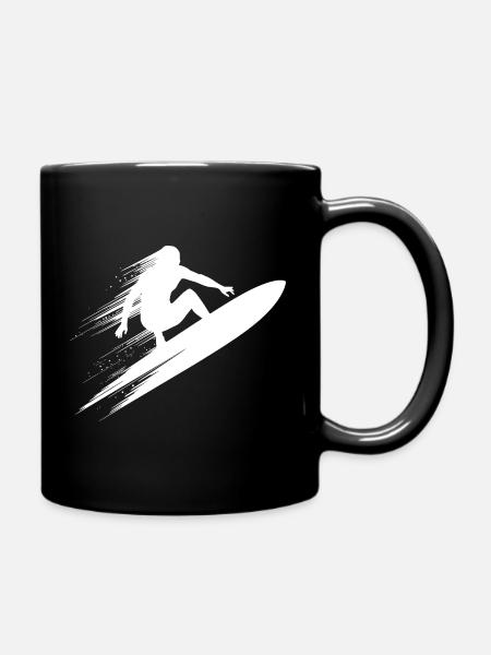 Surf dynamique Illustration Surf Surf - Mug uni - noir