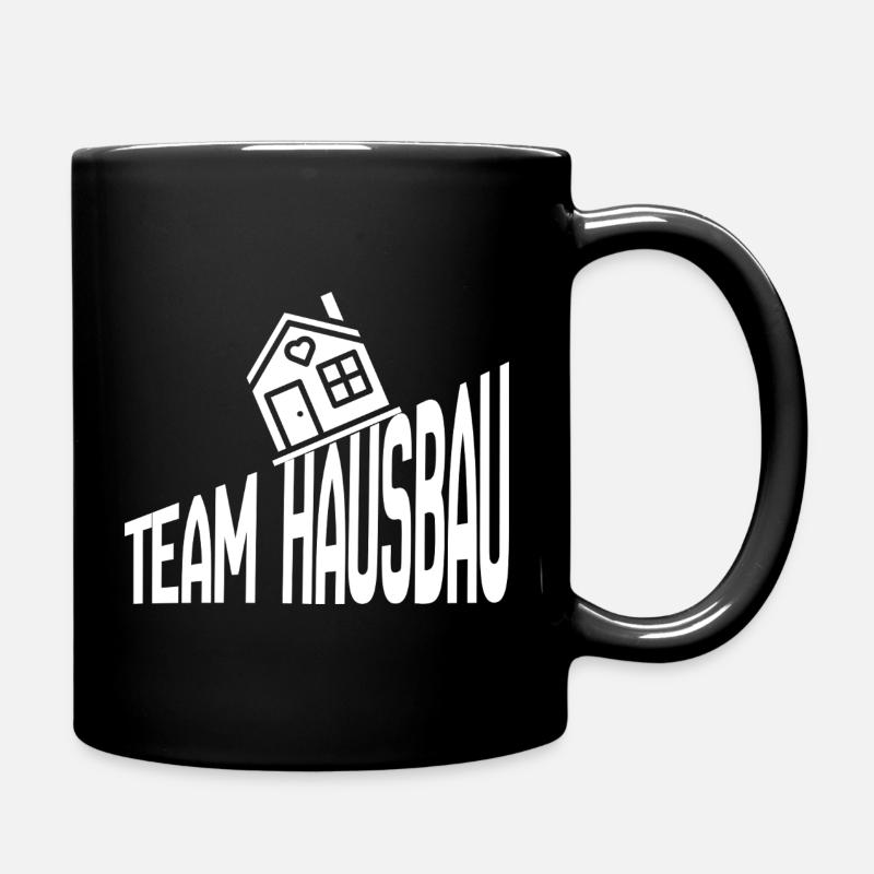 Team House Construction - Full Colour Mug - black