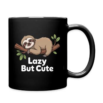 Paresseux mais mignon – Paresseux de Kawaii - Mug uni - noir - Droite