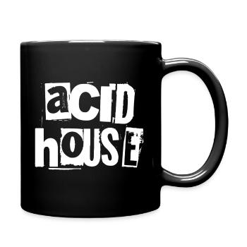 Acid House Grunge Typographie Tee - Mug uni - noir - Droite
