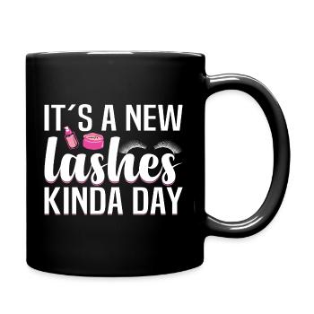 Technicien en extension de cils artiste - Mug uni - noir - Droite